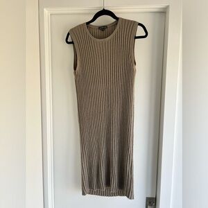 James Perse Tan Sweater Dress